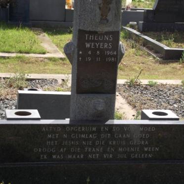 WEYERS Theuns 1964-1981