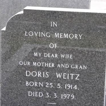 WEITZ Doris G.M. 1914-1979