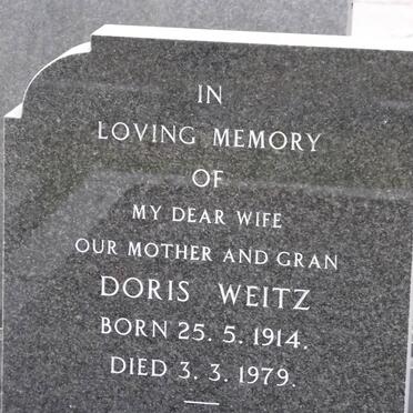 WEITZ Doris G.M. 1914-1979