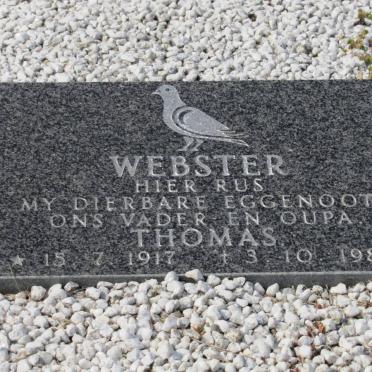 WEBSTER Thomas 1917-1989