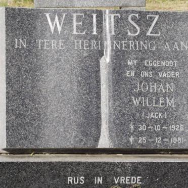 WEITSZ Johan Willem 1926-1981