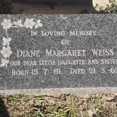 WEISS Diane Margaret 1961-1962
