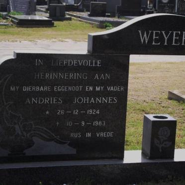 WEYERS Andries Johannes 1924-1983
