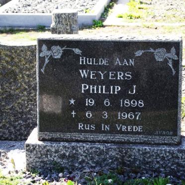 WEYERS Philip J. 1898-1967
