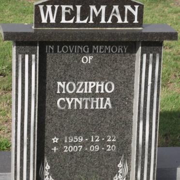 WELMAN Nozipho Cynthia 1959-2007