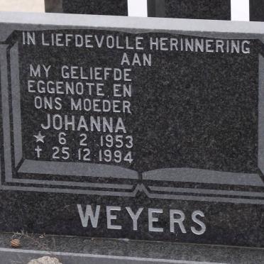 WEYERS Johanna 1953-1994