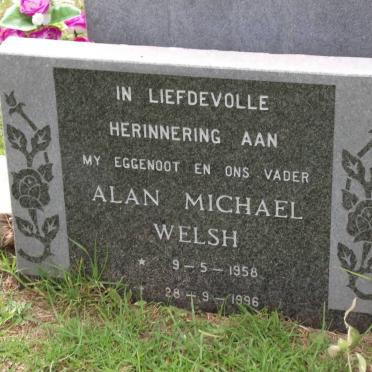 WELSH Alan Michael 1958-1996