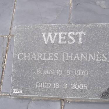 WEST Charles 1970-2005