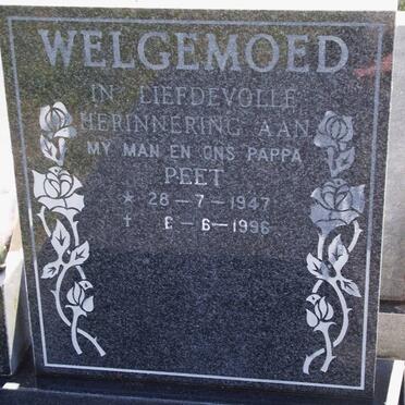 WELGEMOED Petrus Johannes 1947-1996