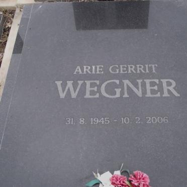 WEGNER Arie Gerrit 1945-2006