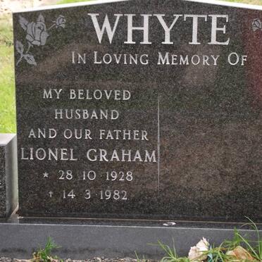WHYTE Lionel Graham 1928-1982
