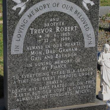 WHITE Trevor Robert 1965-1989