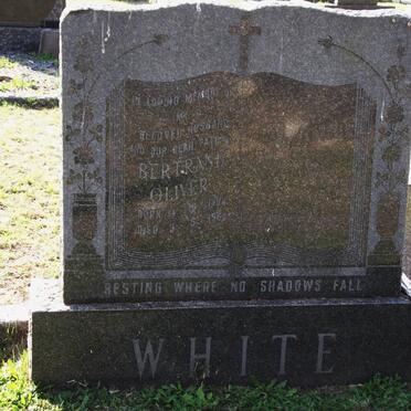 WHITE Bertram Oliver 1908-1965