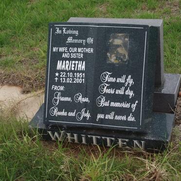WHITTEN Madelena Marietha 1951-2001