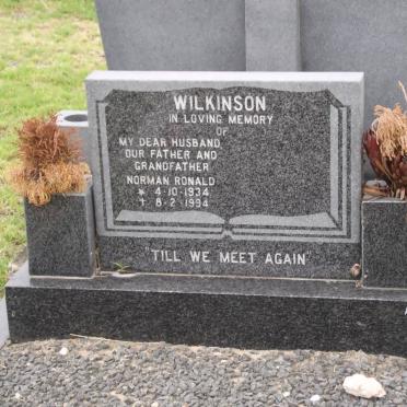 WILKINSON Norman Ronald 1934-1994