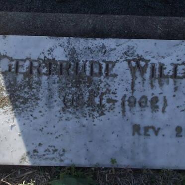 WILLMER Gertrude 1881-1962