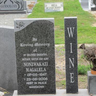 WINE Nonzwakazi Magalela 1947-2006