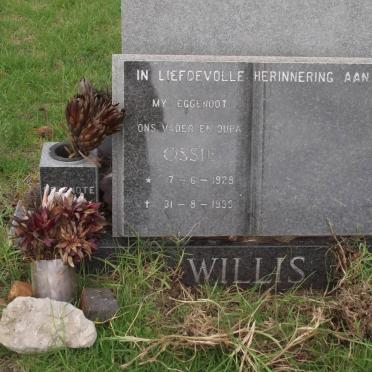 WILLIS Oswald Arthur Leander 1928-1995