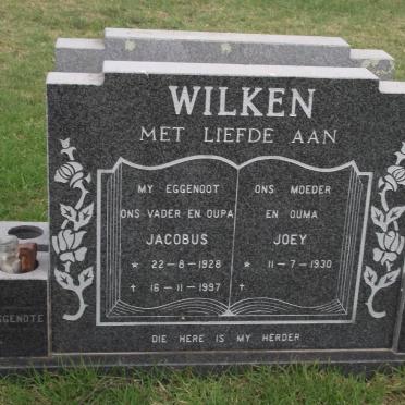 WILKEN Johannes Jacobus 1928-1997 &amp; Joey 1930-