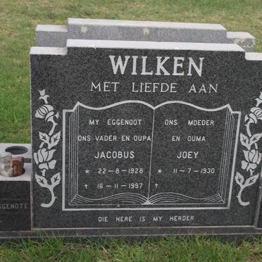 WILKEN Johannes Jacobus 1928-1997 &amp; Joey 1930-
