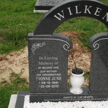 WILKEN Yvonne June 1941-2012