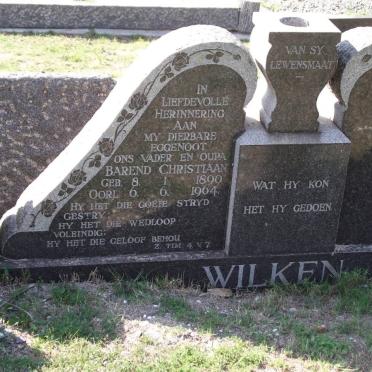 WILKEN Barend Christiaan 1890-1964