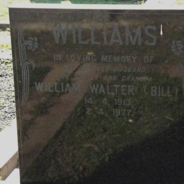WILLIAMS William Walter 1913-1977
