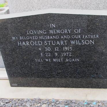 WILSON Harold Stuart 1915-1972