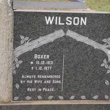 WILSON R.A. 1931-1977