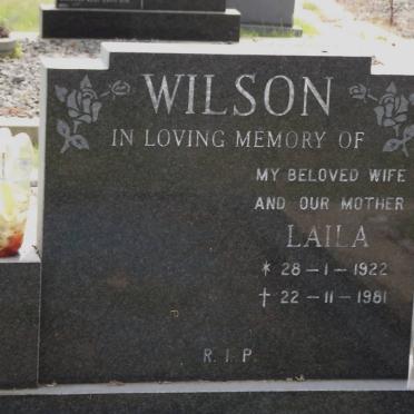 WILSON Laila 1922-1981