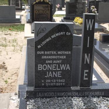 WINE Bonelwa Jane 1942-2011