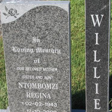WILLIE Ntombozi Regina 1943-2009