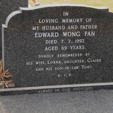 WONG FAN Edward 1922-1992