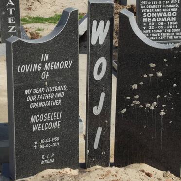 WOJI Mcoseleli Welcome 1950-2011