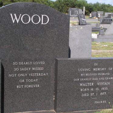 WOOD Walter Vivian 1930-1977