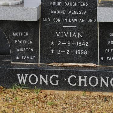 WONG CHONG Vivian 1942-1998