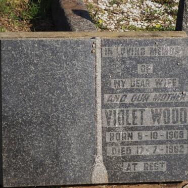 WOOD Violet 1909-1962