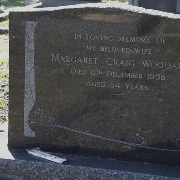 WOODALL Margaret Craig -1958