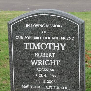 WRIGHT Timothy Robert 1986-2008