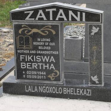 ZATANI Fikiswa Bertha 1944-2011