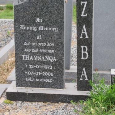 ZABA Thamsanqa 1973-2008