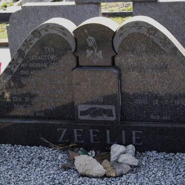 ZEELIE Johannes Petrus 1894-1976 &amp; Elsie Rosina 1903-1967