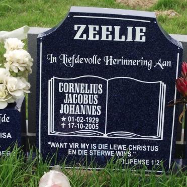 ZEELIE Cornelius Jacobus Johannes 1929-2005