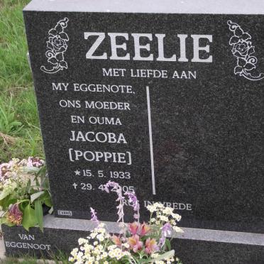 ZEELIE Jacoba 1933-2005