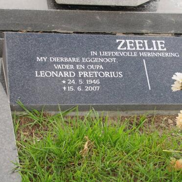ZEELIE Leonard Pretorius 1946-2007