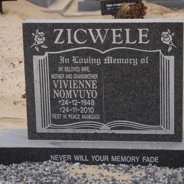 ZICWELE Vivienne Nomvuyo 1948-2010