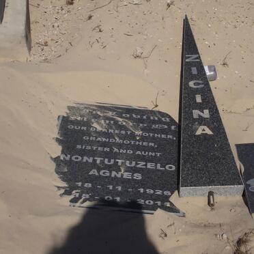 ZICINA Nontutuzelo Agnes 1926-2011