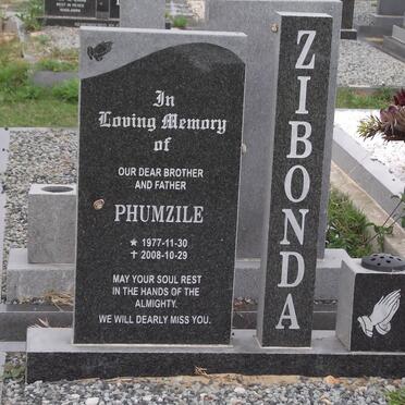ZIBONDA Phumzile 1977-2008