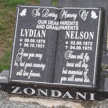 ZONDANI Nelson 1872-1975 &amp; Lydian 1879-1951
