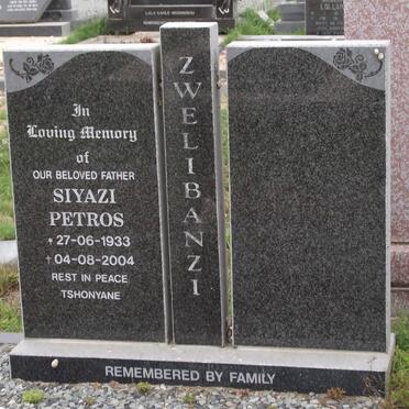 ZWELIBANZI Siyazi Petros 1933-2004